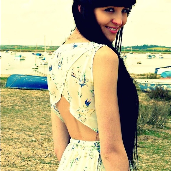 Lovestruck open back babydoll dress S - Picture 3 of 4